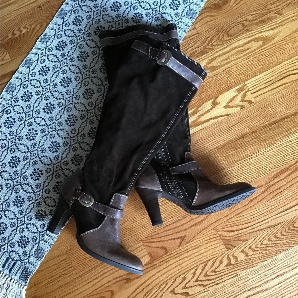 Genuine Leather Knee High Boots